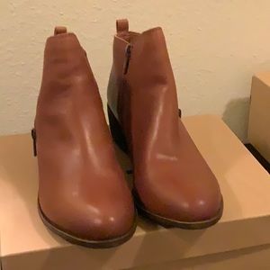 Lucky Brand, Toffee (brown), size 9.5(medium), Women’s Ankle boots